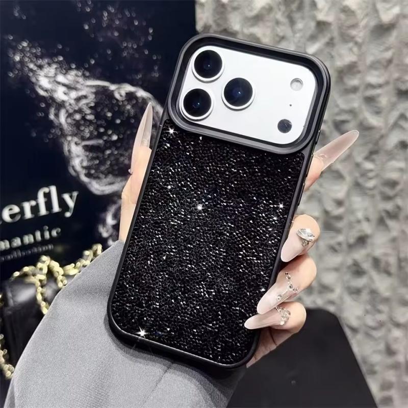 Розкішний блискучий діамантовий чохол для телефону iPhone 17 16 15 14 13 Pro Max Plus, блискучий стразами, протиударний, захист від падінь, задня кришка iPhone 16 Pro Max чорний
Розкішний блискучий діамантовий чохол для телефону iPhone 17 16 15 14 13 Pro Max Plus, блискучий стразами, протиударний, захист від падінь, задня кришка iPhone 16 Pro Max чорний