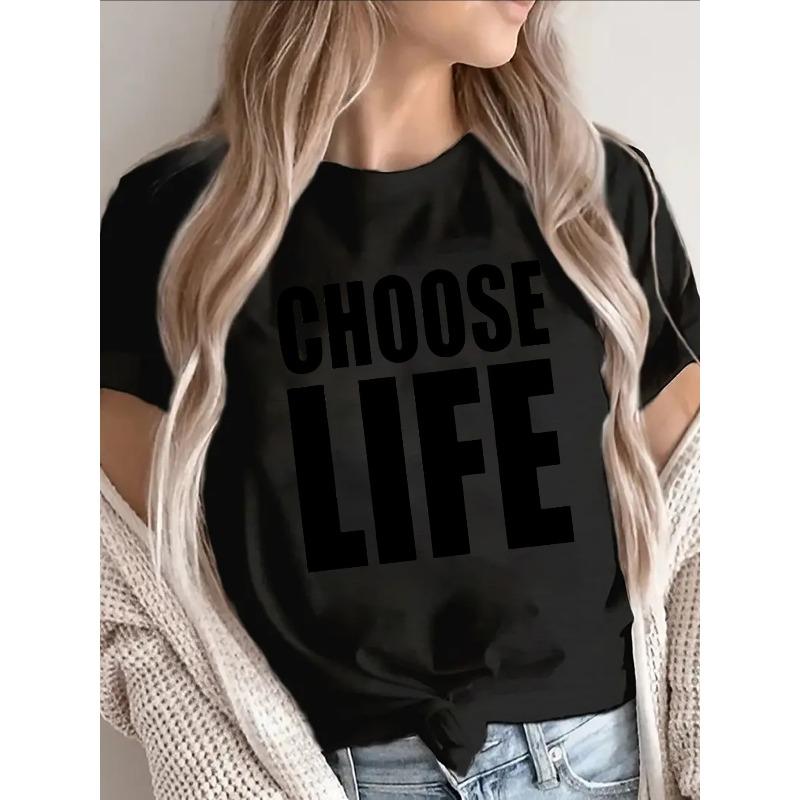 Cotton Short Sleeve T-Shirt with Choose Life Print, Lightweight and Durable for Casual Wear in Home, Restaurant, or Outdoor Settings, 4XL чорний
Cotton Short Sleeve T-Shirt with Choose Life Print, Lightweight and Durable for Casual Wear in Home, Restaurant, or Outdoor Settings, 4XL чорний