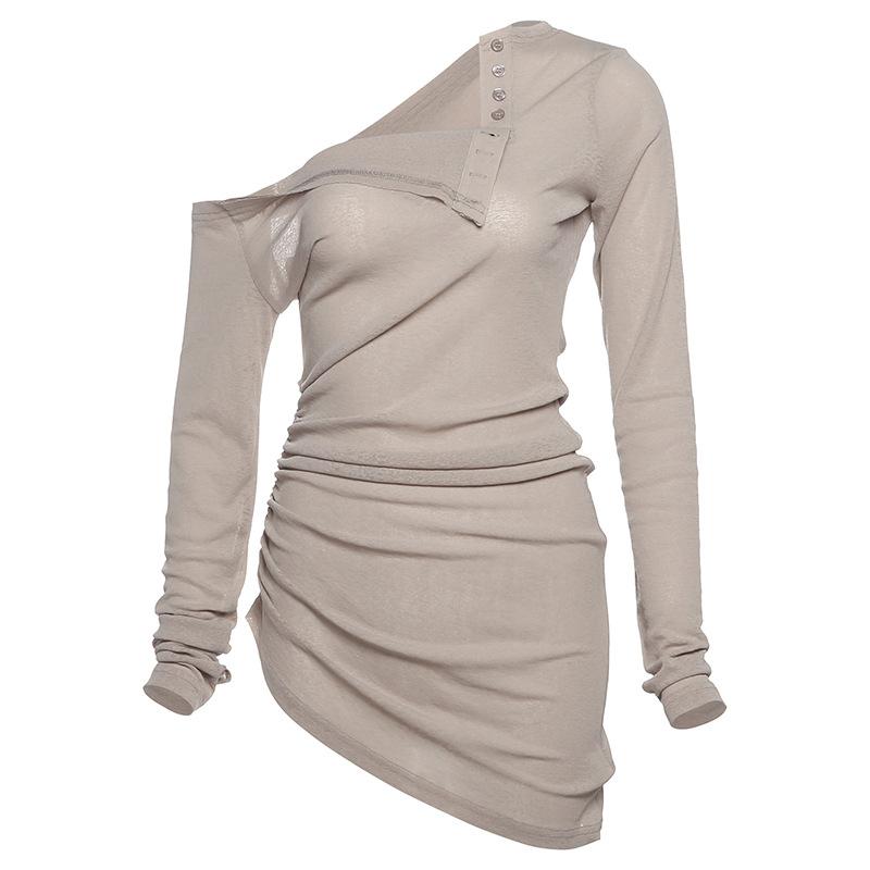 Fashion autumn new women s clothing Spice Girl pure desire design sense thin perspective irregular waist slim top S хаки
Fashion autumn new women s clothing Spice Girl pure desire design sense thin perspective irregular waist slim top S хаки
