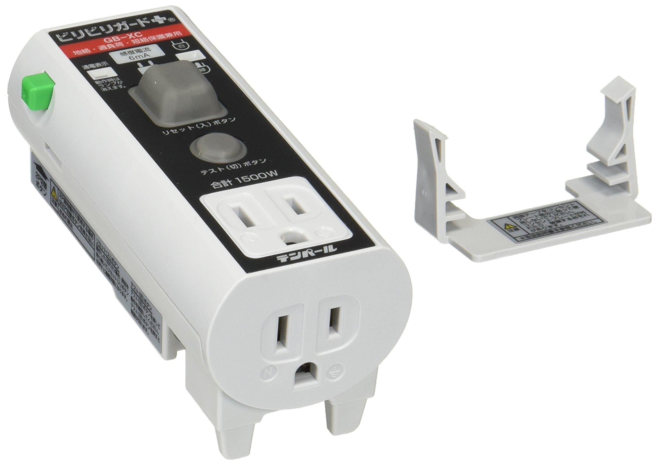 Tempear Industrial GB-XC1506 Grounding Terminal Plug-Type Earth Leakage Circuit Breaker, Vibration Guard Plus, Ground Fault, Overload, and Short
Tempear Industrial GB-XC1506 Grounding Terminal Plug-Type Earth Leakage Circuit Breaker, Vibration Guard Plus, Ground Fault, Overload, and Short