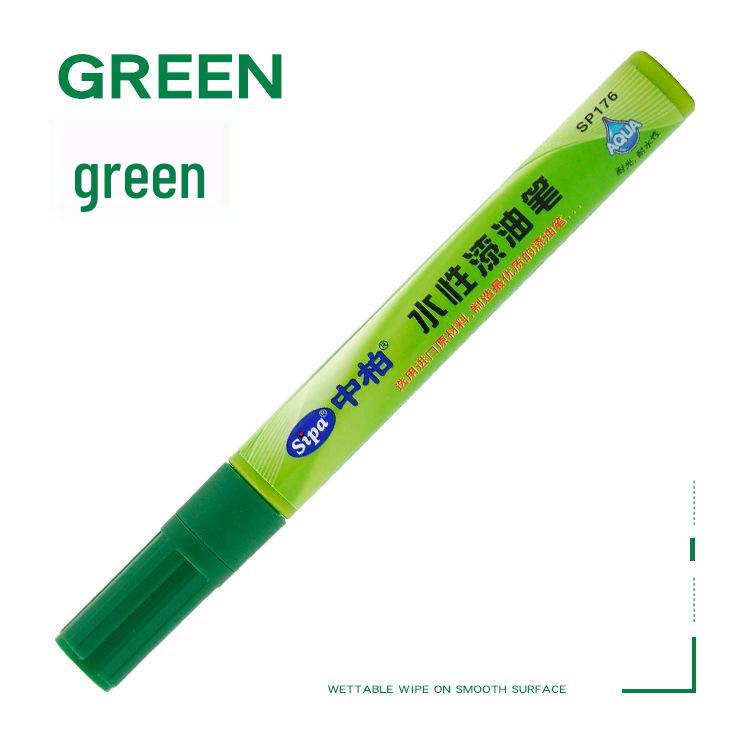 Zhongbai Water-Based White Glossy Touch-Up Paint Marker, Low Odor, Erasable. зелений
Zhongbai Water-Based White Glossy Touch-Up Paint Marker, Low Odor, Erasable. зелений