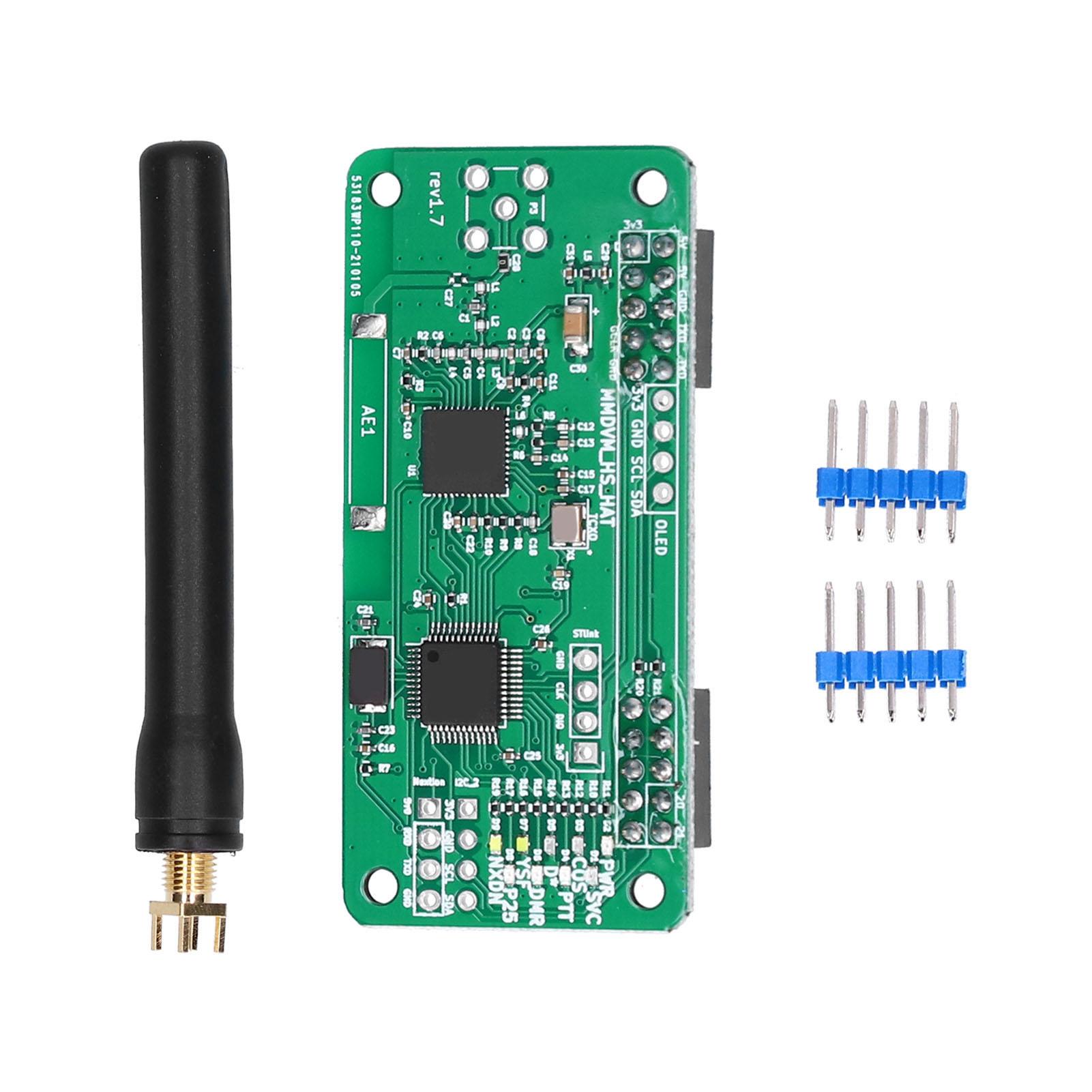 Комплект плати хотспоту MMDVM, версія розширення, підтримка для DMR P25 з антеною для DIY
Комплект плати хотспоту MMDVM, версія розширення, підтримка для DMR P25 з антеною для DIY
