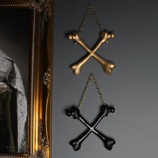Yousheng Gothic Crossbones Wall Decor Resin Chain Bone Decor for Dark Academia Homes Black Gold Macabre Hanging Pendant for Bone Collectors золотистий
Yousheng Gothic Crossbones Wall Decor Resin Chain Bone Decor for Dark Academia Homes Black Gold Macabre Hanging Pendant for Bone Collectors золотистий