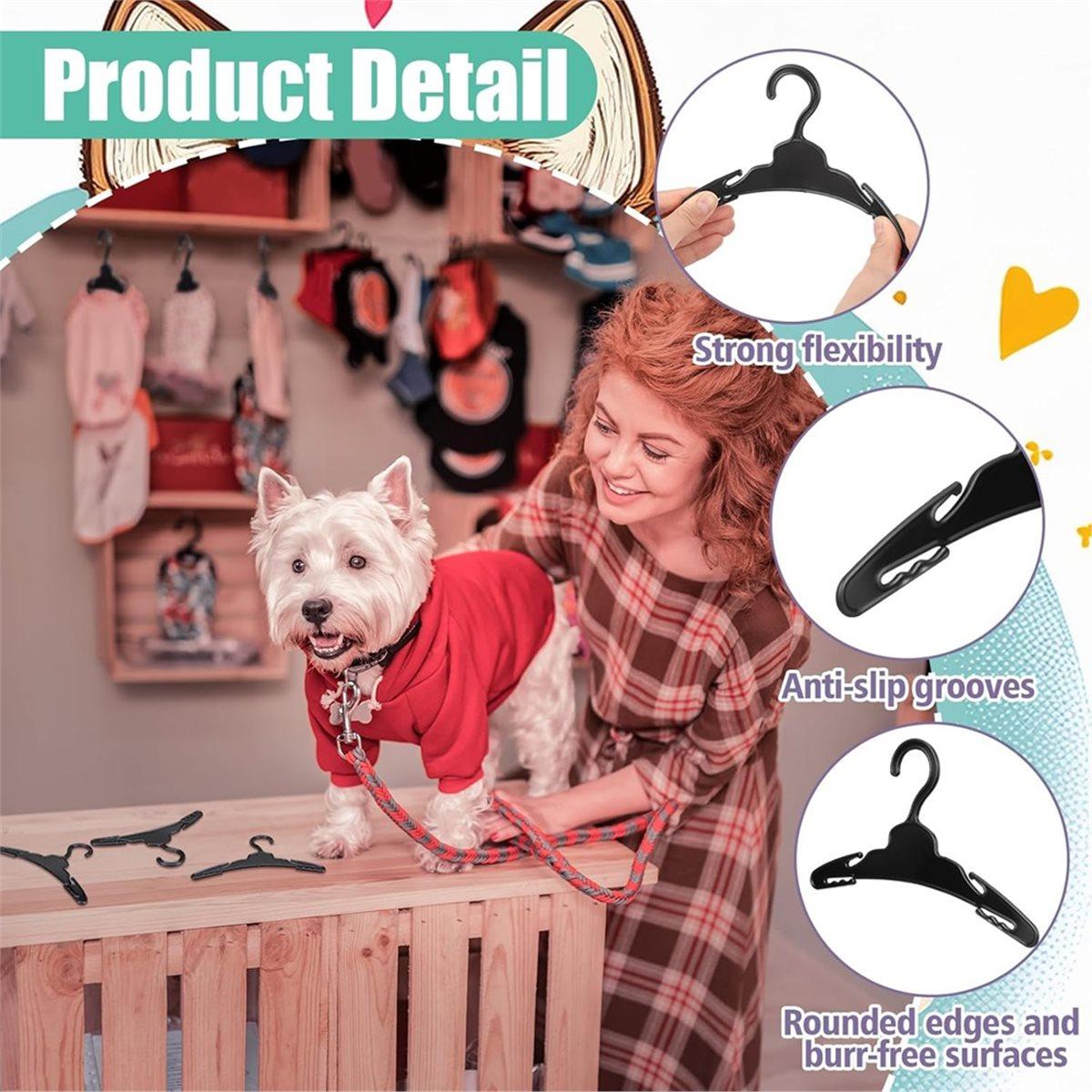 48 Pcs Dog Clothes Hangers 7 Inch Wide Non-Slip Plastic Pet Clothes Hangers Pet Clothing Holder Coat Hanger Black China Mainland
48 Pcs Dog Clothes Hangers 7 Inch Wide Non-Slip Plastic Pet Clothes Hangers Pet Clothing Holder Coat Hanger Black China Mainland