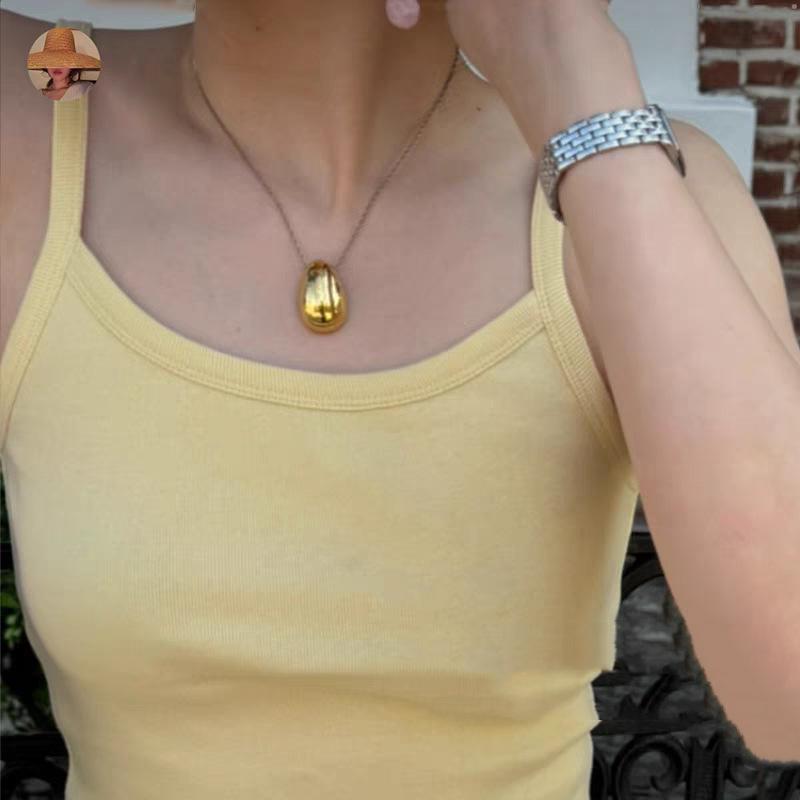 Autumn/Winter 2024 Minimalist Egg-shaped Water Drop Pendant Necklace - High-end Cool Style Sweater Chain for Women Small
Autumn/Winter 2024 Minimalist Egg-shaped Water Drop Pendant Necklace - High-end Cool Style Sweater Chain for Women Small