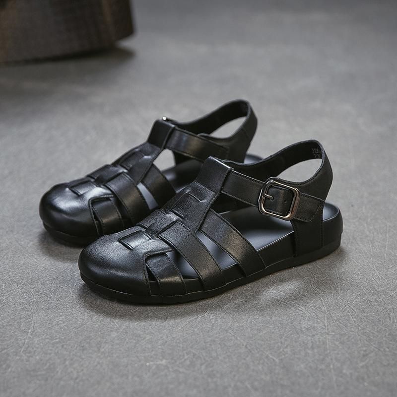 Johnature Casual Round Toe Flat Sandals Genuine Leather Breathable Commuting Buckle Strap Women s Shoes 40
Johnature Casual Round Toe Flat Sandals Genuine Leather Breathable Commuting Buckle Strap Women s Shoes 40