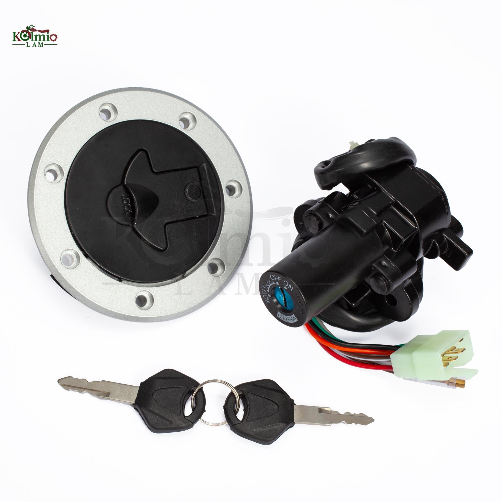 Motorcycle Ignition Switch Lock Set for Kawasaki ZZR600, 400, ZX-6R (2000-2002), ZX-7R, ZX-9R 115
Motorcycle Ignition Switch Lock Set for Kawasaki ZZR600, 400, ZX-6R (2000-2002), ZX-7R, ZX-9R 115