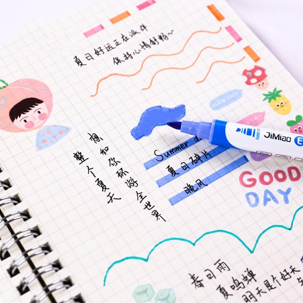 Tools Hand Account Fluorescent Pen DIY Double Head Erasable Highlighter Color Marker Pen
Tools Hand Account Fluorescent Pen DIY Double Head Erasable Highlighter Color Marker Pen