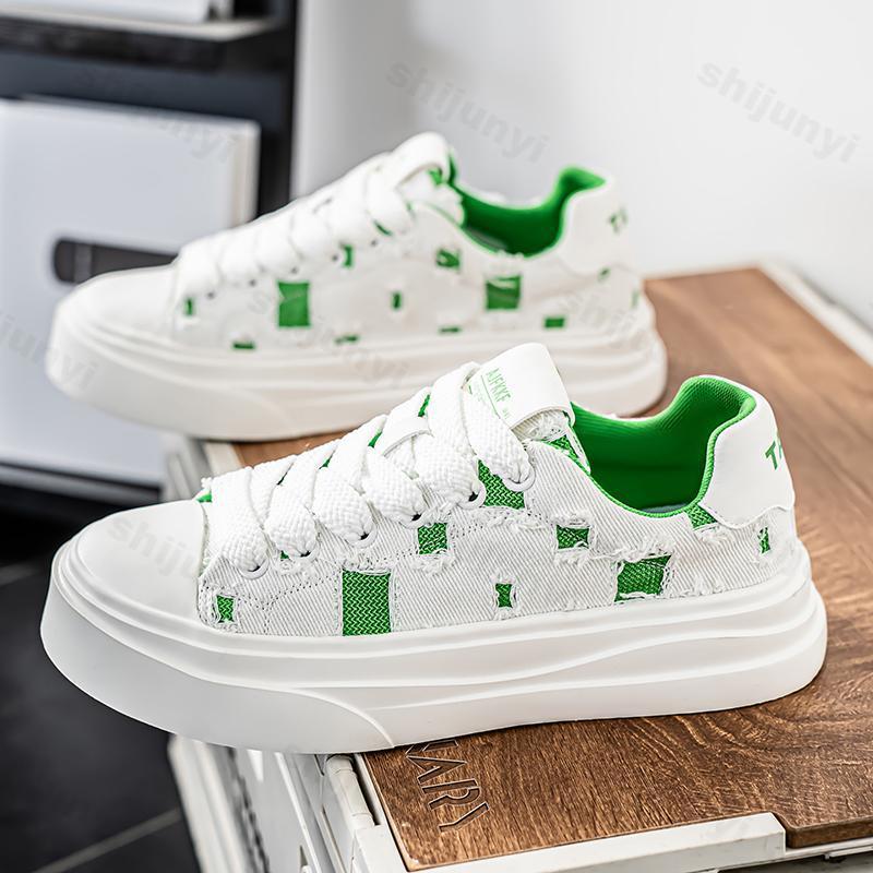 Versatile Slip Men s Sports Casual Shoes 2026 Summer New Mesh Breathable Fashi Trend Canvas Shoes Low Top Chunky sneakers 44 зелений
Versatile Slip Men s Sports Casual Shoes 2026 Summer New Mesh Breathable Fashi Trend Canvas Shoes Low Top Chunky sneakers 44 зелений