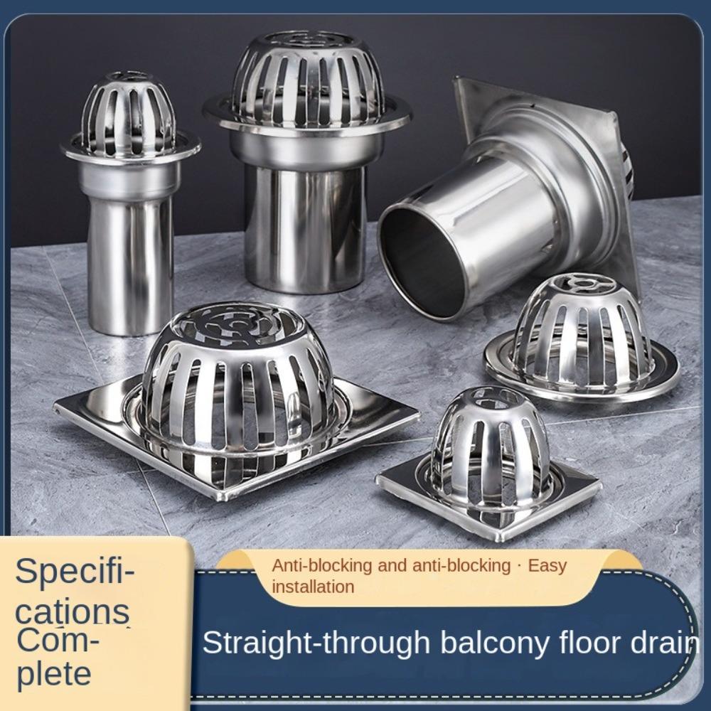 Stainless Steel Roof Floor Drain Anti-blocking Anti Rodent Balcony Drainage Cover Easy Installation Sewer Net Filter
Stainless Steel Roof Floor Drain Anti-blocking Anti Rodent Balcony Drainage Cover Easy Installation Sewer Net Filter