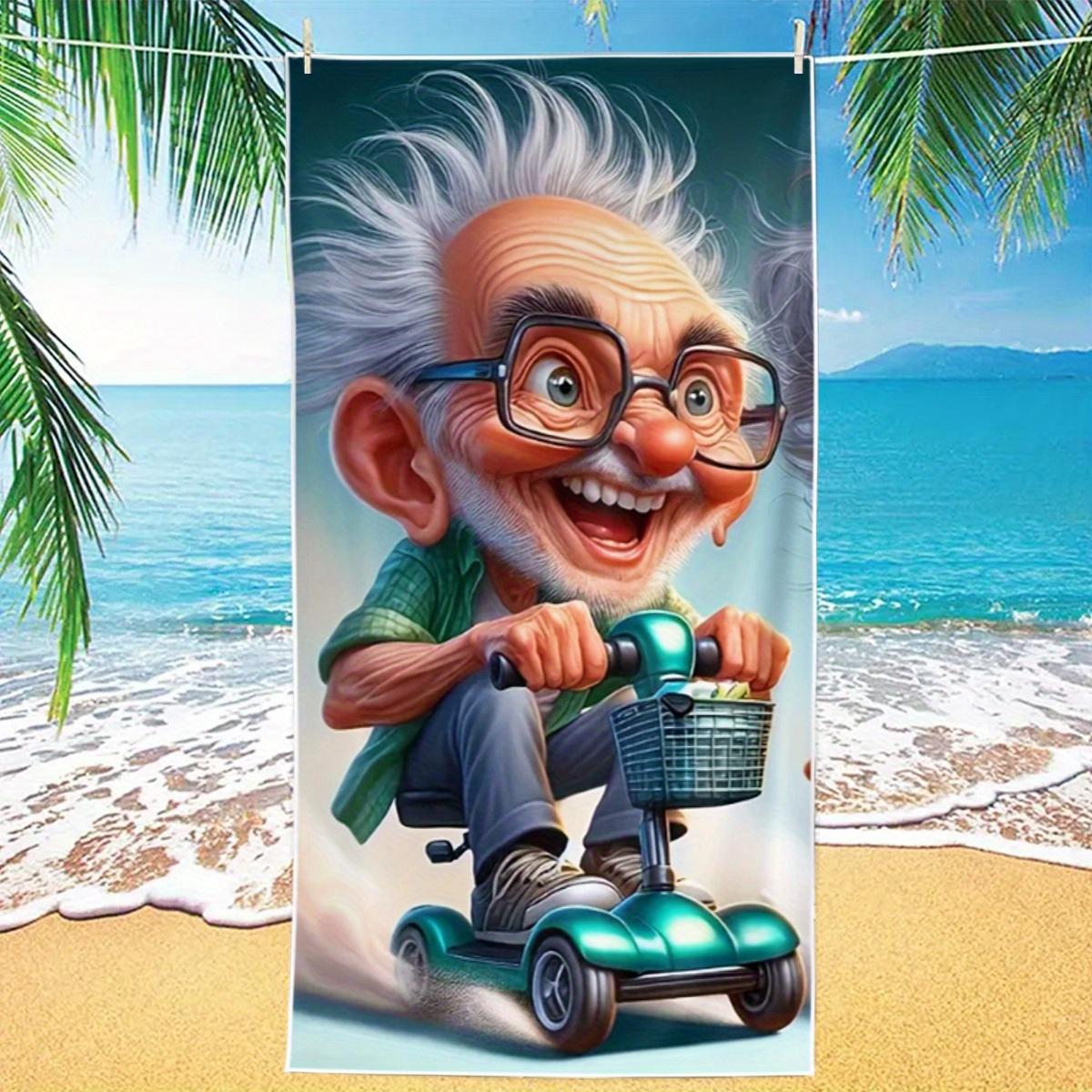 Cute Grandpa Riding Bicycle Microfiber Beach Towel Sports Style All Seasons Quick Dry Absorbent for Swim Camping Travel W40*H60(CM)
Cute Grandpa Riding Bicycle Microfiber Beach Towel Sports Style All Seasons Quick Dry Absorbent for Swim Camping Travel W40*H60(CM)
