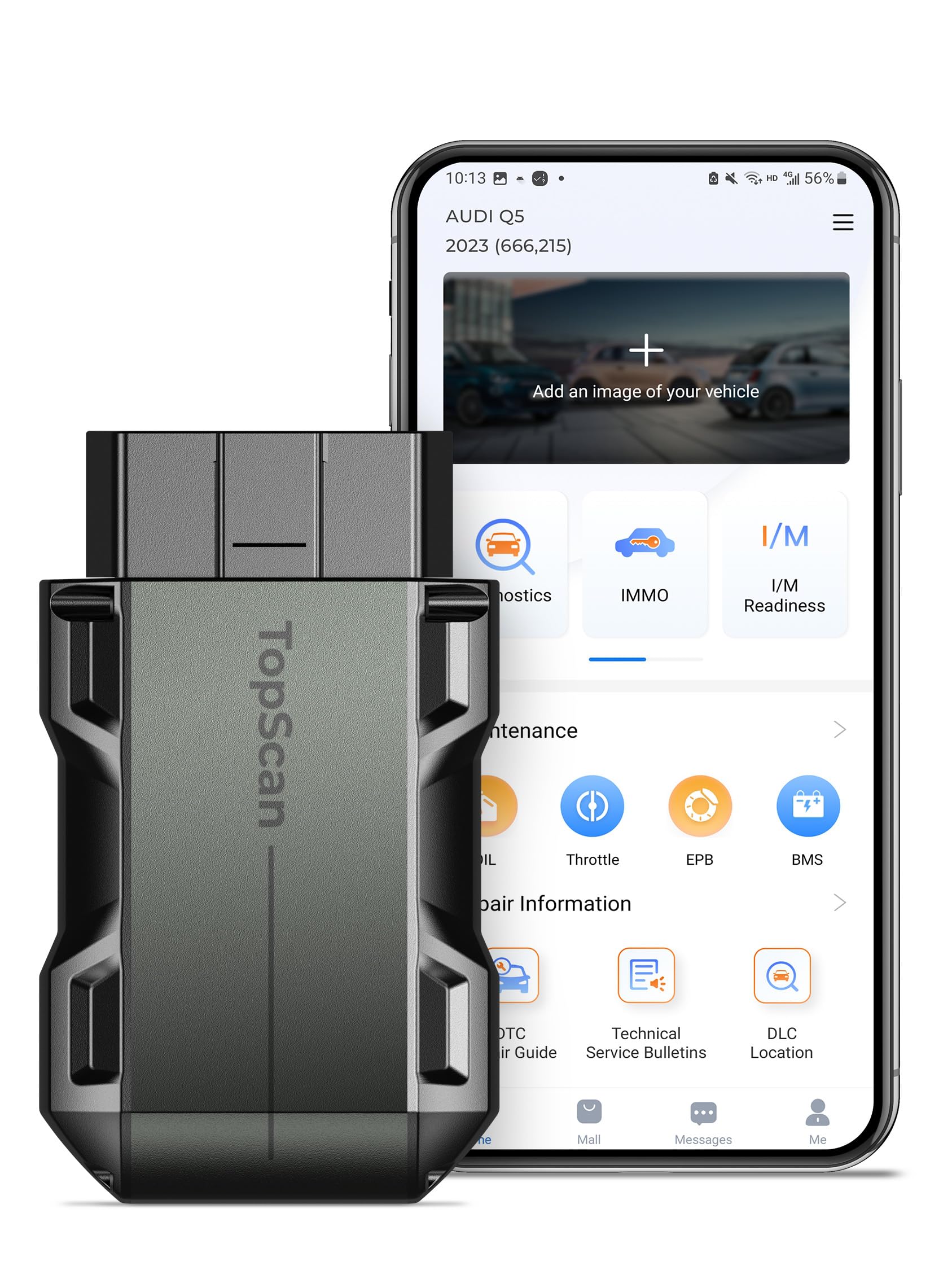 TOPDON Диагностическое устройство Bluetooth OBD2 TOPSCAN Lite Active Test Диагностика всех систем автомобиля (1996-2024 гг.) для автомобилей 12 В
TOPDON Диагностическое устройство Bluetooth OBD2 TOPSCAN Lite Active Test Диагностика всех систем автомобиля (1996-2024 гг.) для автомобилей 12 В