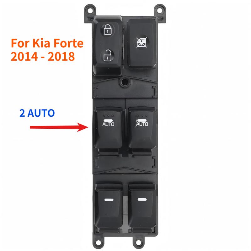 Power Window Switch for Kia Forte 2014 2015 2016 2017 2018 Front Left Electric Glass Lifter Control Regulator Button Auto Parts
Power Window Switch for Kia Forte 2014 2015 2016 2017 2018 Front Left Electric Glass Lifter Control Regulator Button Auto Parts
