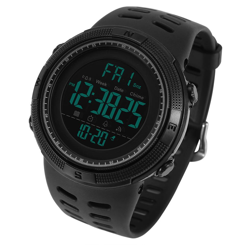 Мужские цифровые наручные часы с подсветкой, круглые, водонепроницаемые, спортивные, черные чёрный
Мужские цифровые наручные часы с подсветкой, круглые, водонепроницаемые, спортивные, черные чёрный
