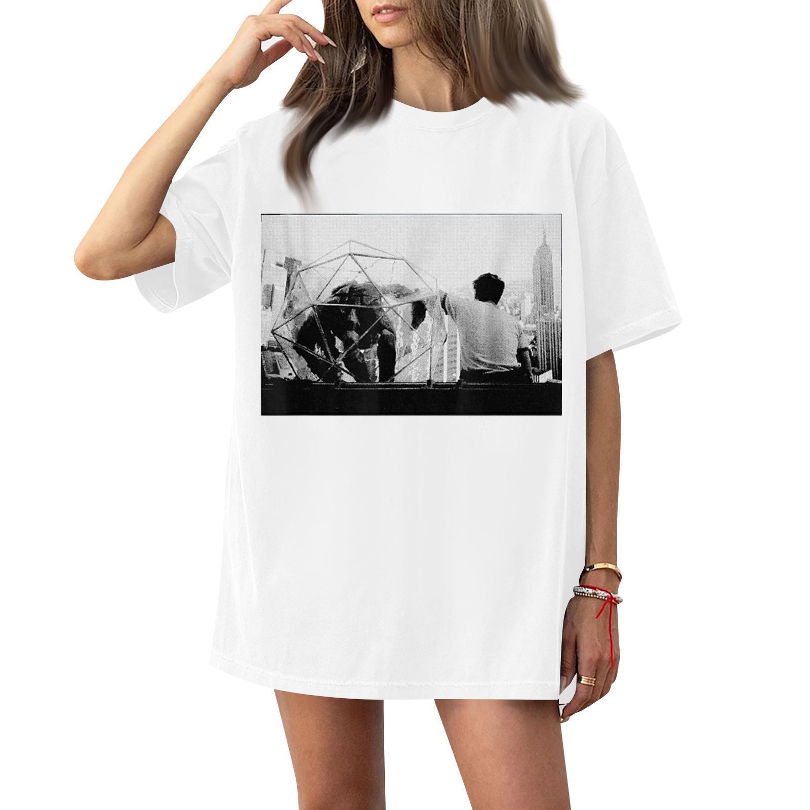 Women s round-neck casual printed short-sleeved T-shirt top XL білий
Women s round-neck casual printed short-sleeved T-shirt top XL білий