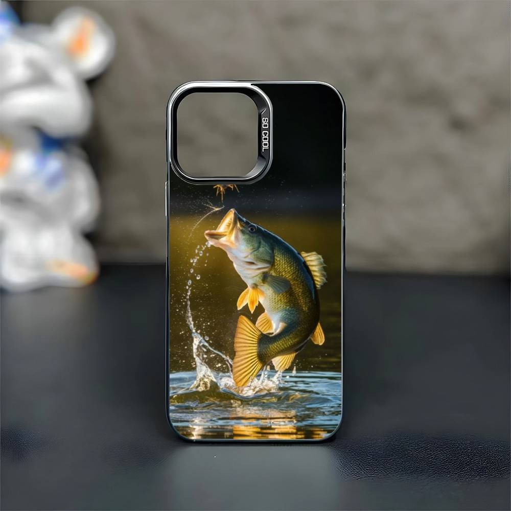 Carp Fishing Fish Phone Case For iPhone17,16,15,14,13,12,11 Pro Max Blcak Colorful Silver Plated Inside Cover iPhone15promax
Carp Fishing Fish Phone Case For iPhone17,16,15,14,13,12,11 Pro Max Blcak Colorful Silver Plated Inside Cover iPhone15promax