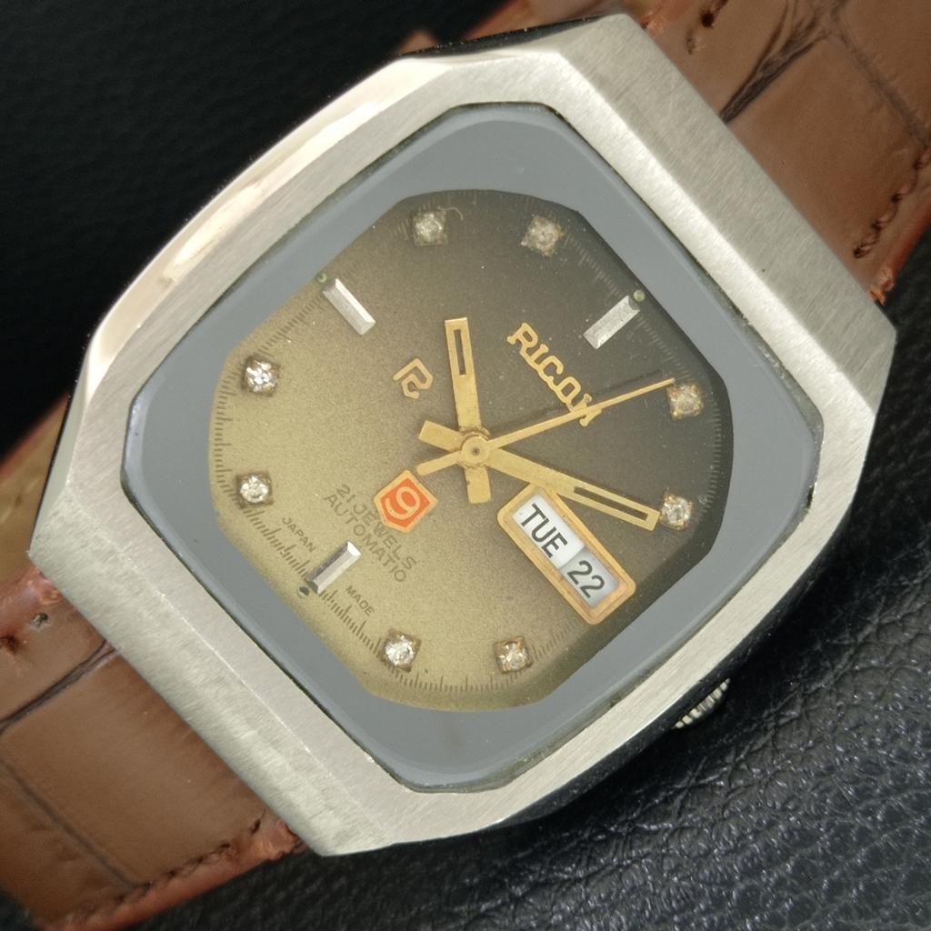 VINTAGE RICOH R31 AUTOMATIC JAPAN MENS ORIGINAL DIAL WATCH a707995-1
VINTAGE RICOH R31 AUTOMATIC JAPAN MENS ORIGINAL DIAL WATCH a707995-1