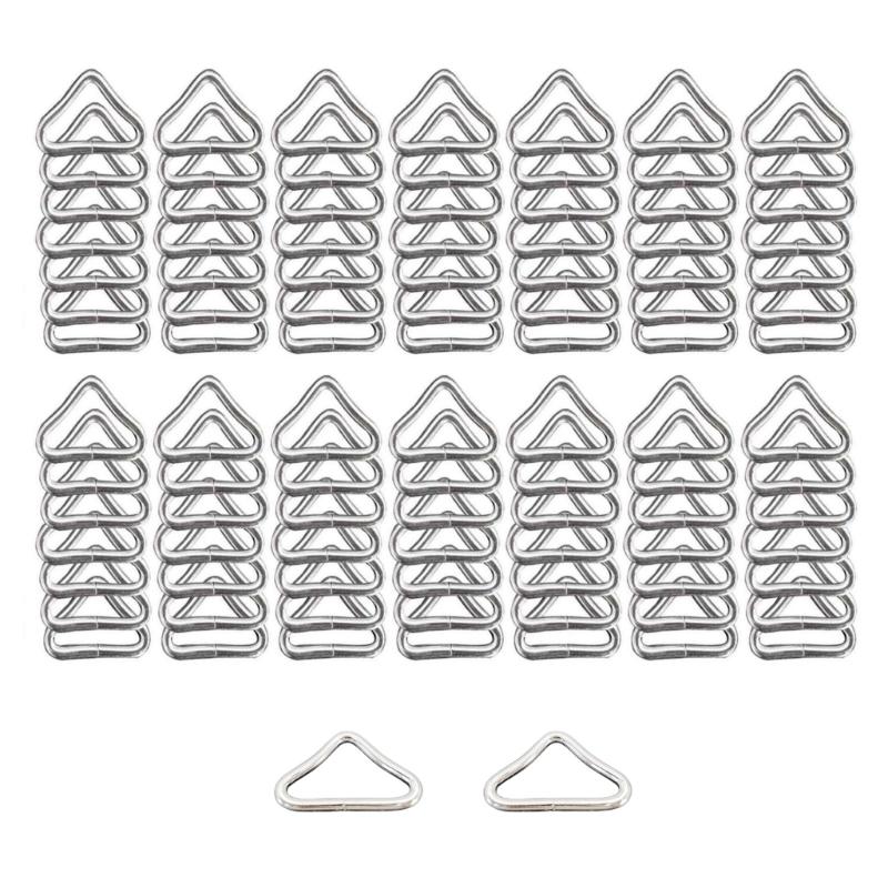 100Pcs Metal Triangular Rings Buckles Connectors for Trampoline Replacement Repair, High Strength Erosion Resistance 1
100Pcs Metal Triangular Rings Buckles Connectors for Trampoline Replacement Repair, High Strength Erosion Resistance 1