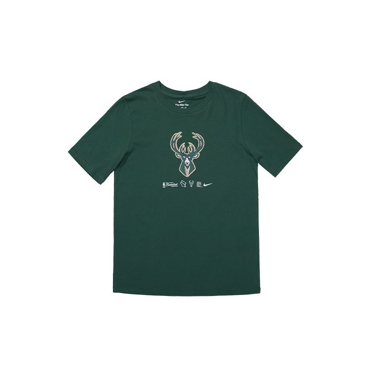 Nike NBA Milwaukee Bucks Casual Breathable Sports Crew Neck Short Sleeve Printed T-Shirt Kids Tops Green 3Z2B7SBNH-BCK S
Nike NBA Milwaukee Bucks Casual Breathable Sports Crew Neck Short Sleeve Printed T-Shirt Kids Tops Green 3Z2B7SBNH-BCK S