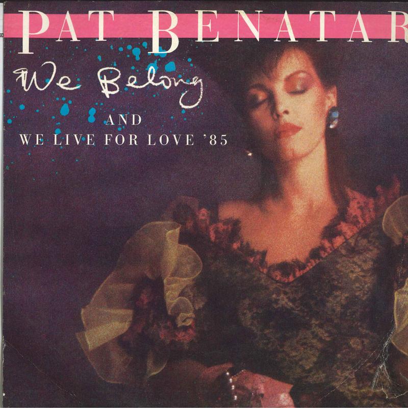 12inch Record PAT BENATAR We Belong We Live For Love 85 CHS122821 CHRYSALIS 1985 UK Rock Used
12inch Record PAT BENATAR We Belong We Live For Love 85 CHS122821 CHRYSALIS 1985 UK Rock Used
