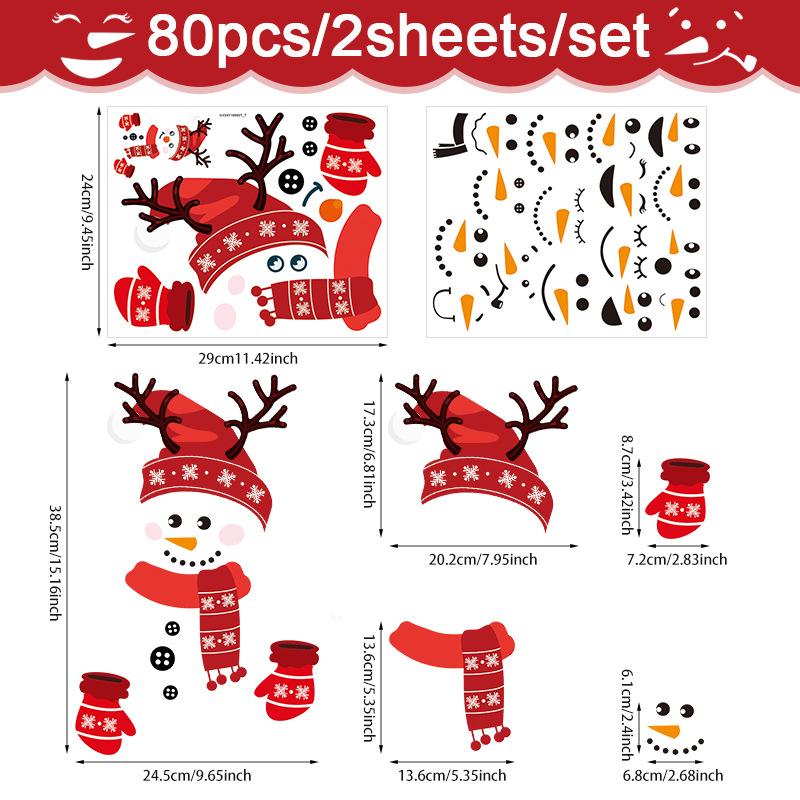 Рождественский снеговик эмодзи наклейка подарок украшение наклейка самоклеящаяся мультяшная смешная снеговик наклейка на холодильник наклейка на окно 20*30cm*2pcs
Рождественский снеговик эмодзи наклейка подарок украшение наклейка самоклеящаяся мультяшная смешная снеговик наклейка на холодильник наклейка на окно 20*30cm*2pcs