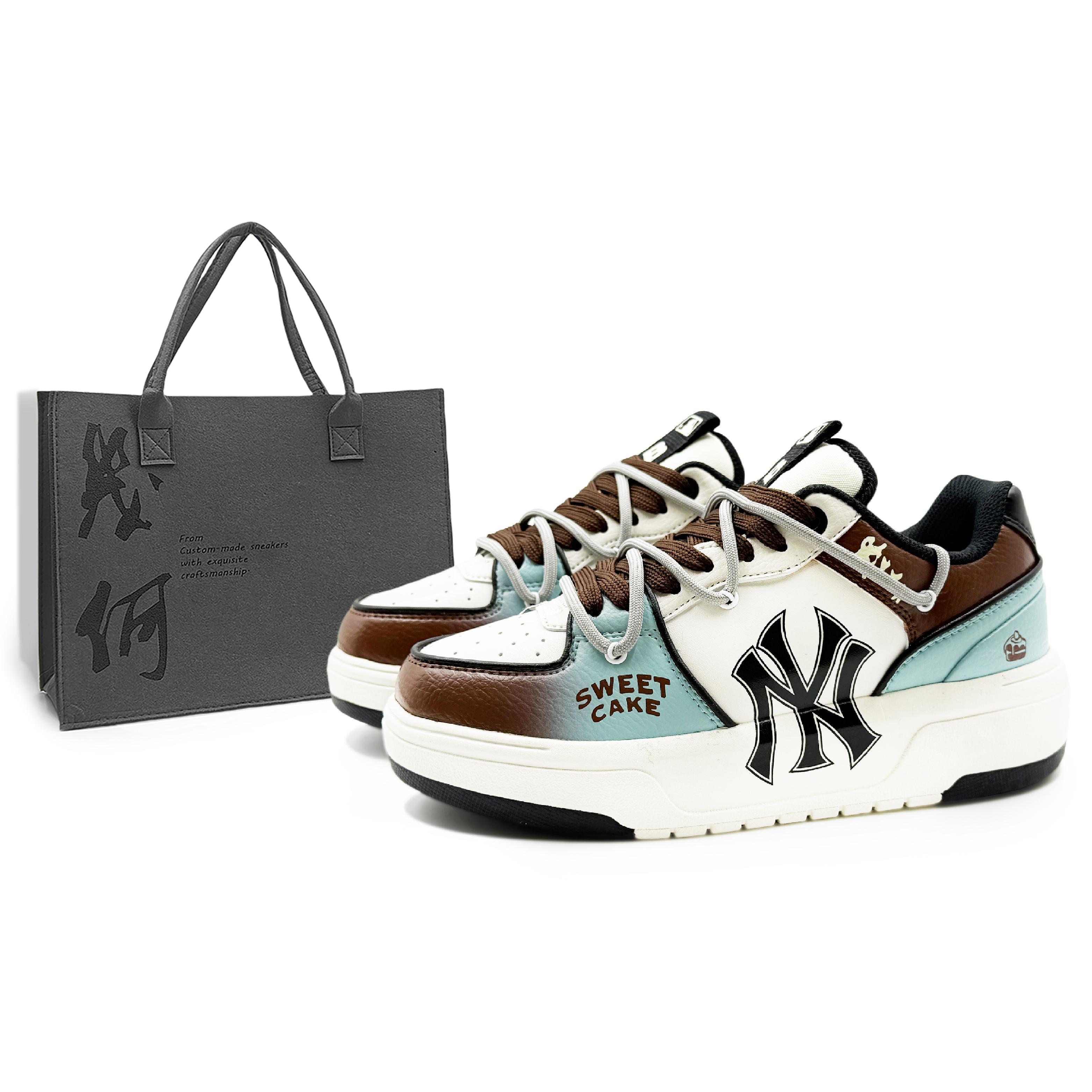 MLB Chunky Liner Abrasion Resistant Low top Skateboard Shoes Unisex Brown Blue 3ASXCA12N-50WHS(Team1284-2S) 45
MLB Chunky Liner Abrasion Resistant Low top Skateboard Shoes Unisex Brown Blue 3ASXCA12N-50WHS(Team1284-2S) 45