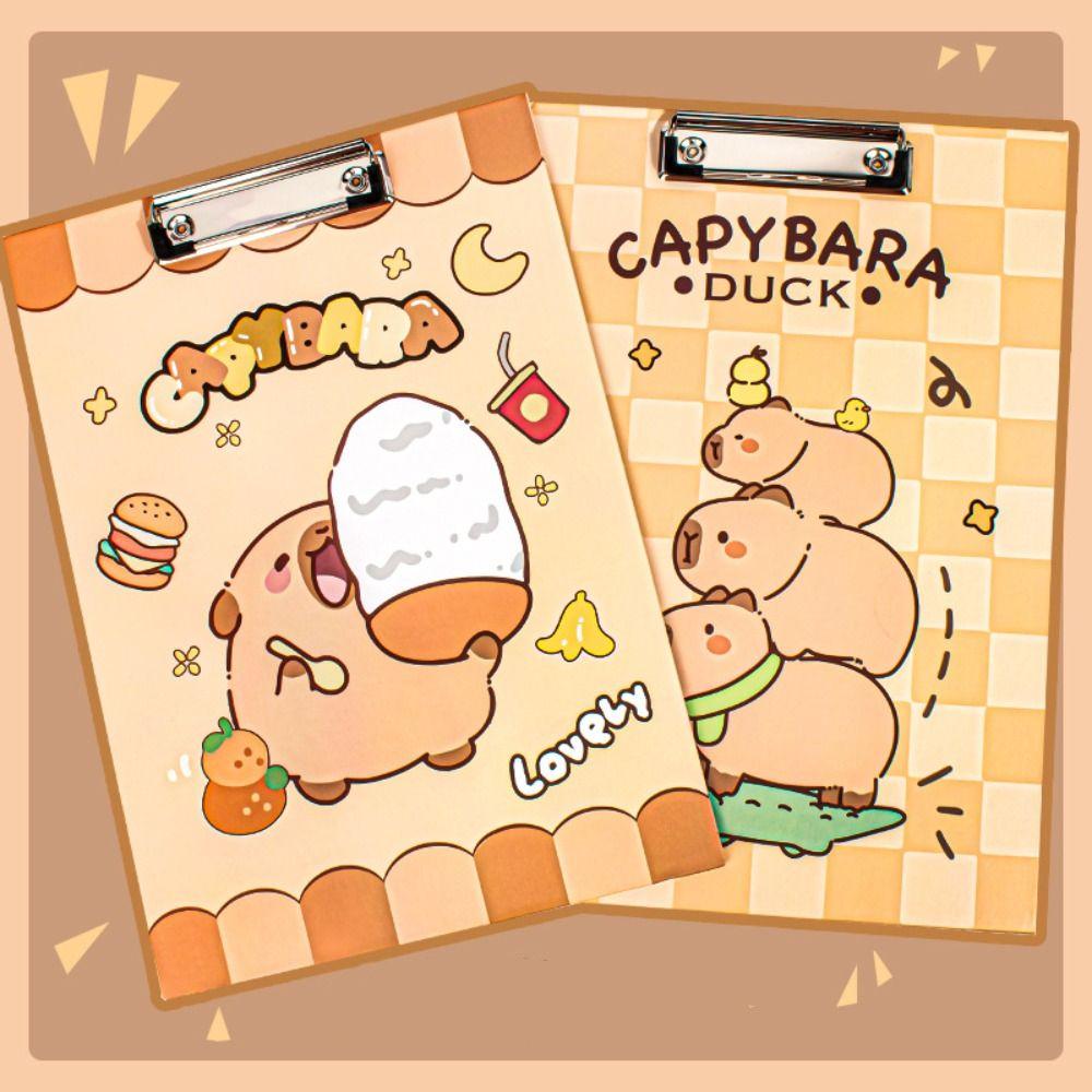 File Storage Capybara File Folder Good-looking Writing Clipboard A4 Board Clip Folder Writing Pad Style B
File Storage Capybara File Folder Good-looking Writing Clipboard A4 Board Clip Folder Writing Pad Style B