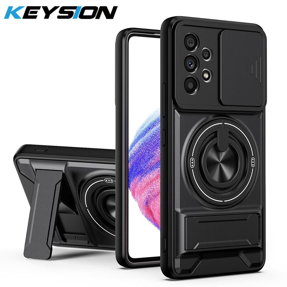 KEYSION Магнитный чехол для телефона для Samsung Galaxy A53 5G A73 A33 A13 4G Слайдер Защита камеры Вертикальная подставка Кольцо 360° Ударопрочный чехол for Samsung A53 5G чёрный
KEYSION Магнитный чехол для телефона для Samsung Galaxy A53 5G A73 A33 A13 4G Слайдер Защита камеры Вертикальная подставка Кольцо 360° Ударопрочный чехол for Samsung A53 5G чёрный