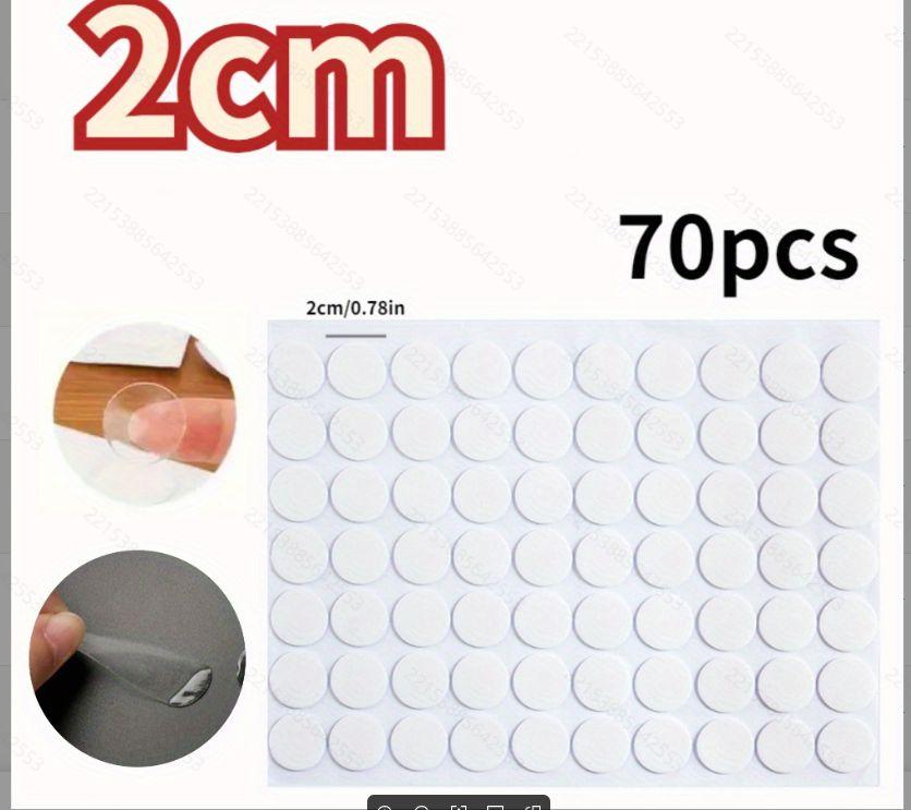 70pcs 2cm Adhesive Double Sided Tape Stickers Removable Round Sticky Tack No Trace Small Stickers for Festival Decoration
70pcs 2cm Adhesive Double Sided Tape Stickers Removable Round Sticky Tack No Trace Small Stickers for Festival Decoration