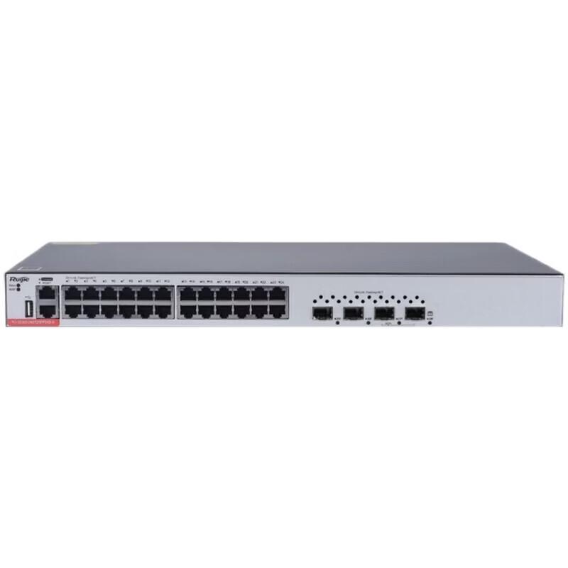 Ruijie RG-S5300-24GT2SFP2XS-P-E 24-Port Gigabit PoE Layer 3 Managed Switch
Ruijie RG-S5300-24GT2SFP2XS-P-E 24-Port Gigabit PoE Layer 3 Managed Switch