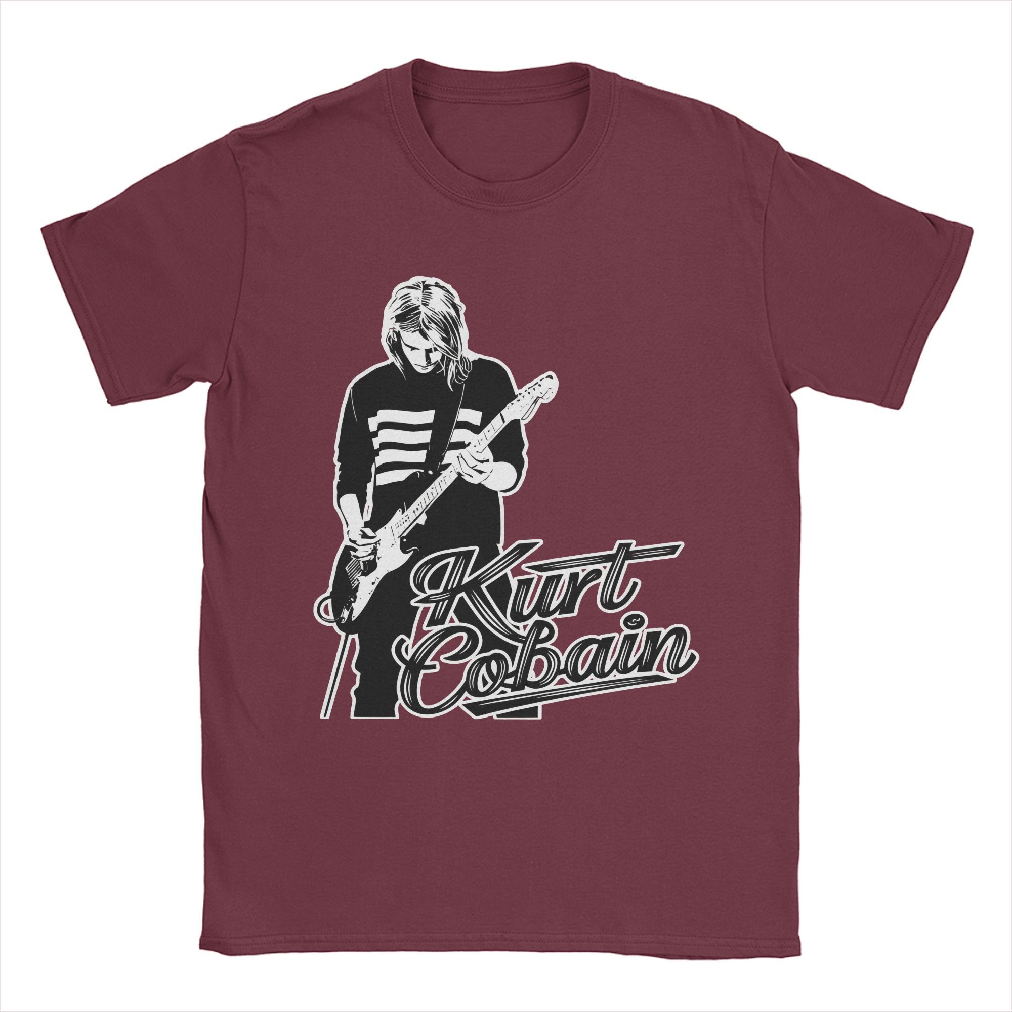Мужская футболка Курт Кобейн гитара досуг 100% хлопок футболки короткий рукав футболки с круглым вырезом одежда больших размеров XXXXXL
Мужская футболка Курт Кобейн гитара досуг 100% хлопок футболки короткий рукав футболки с круглым вырезом одежда больших размеров XXXXXL