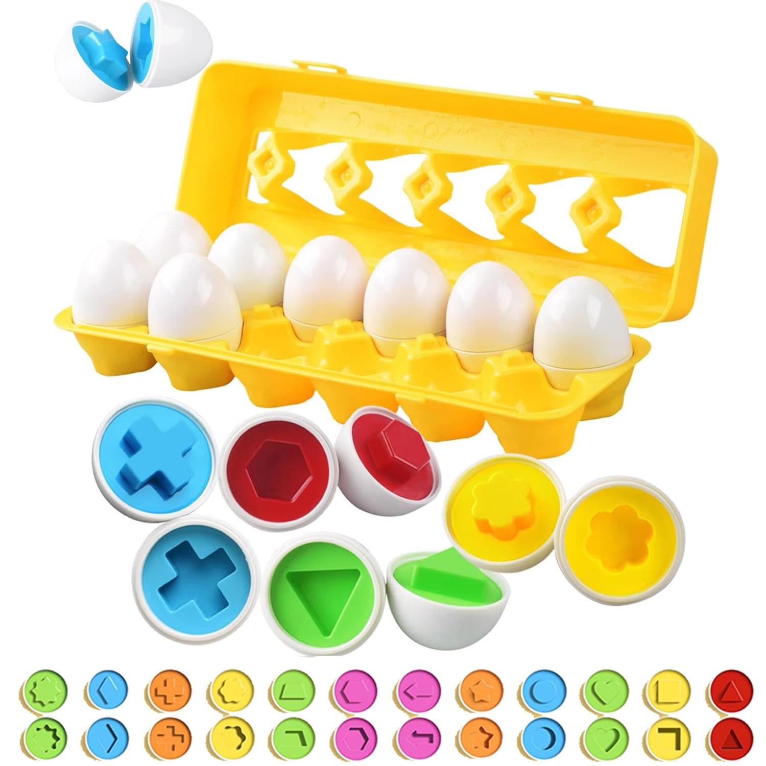 12PCS Shape Eggs Montessori Educational Toys Color Shape Recognize Matching Toddler Intelligent Learning Children Boy Girl Gift
12PCS Shape Eggs Montessori Educational Toys Color Shape Recognize Matching Toddler Intelligent Learning Children Boy Girl Gift