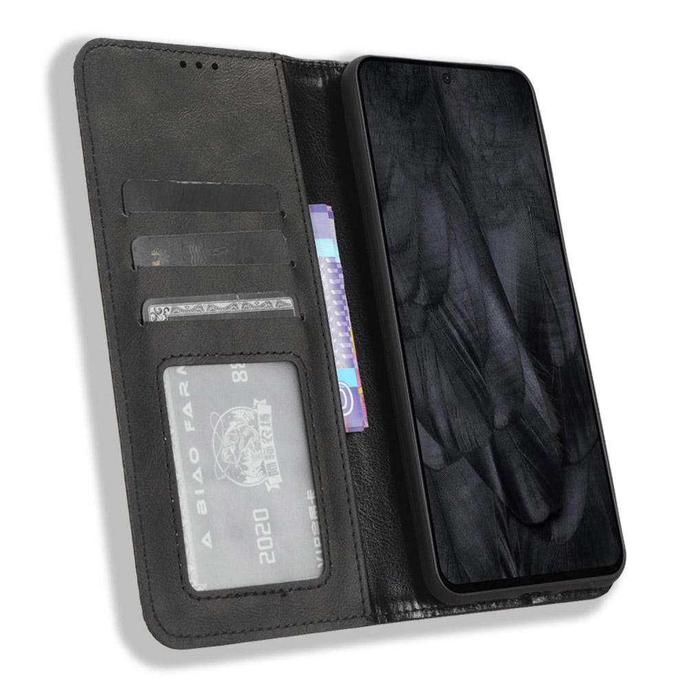 For Google Pixel 8 Pro PU Leather Cover Magnetic Closure Stand Wallet Retro Mobile Phone Case Brown
For Google Pixel 8 Pro PU Leather Cover Magnetic Closure Stand Wallet Retro Mobile Phone Case Brown