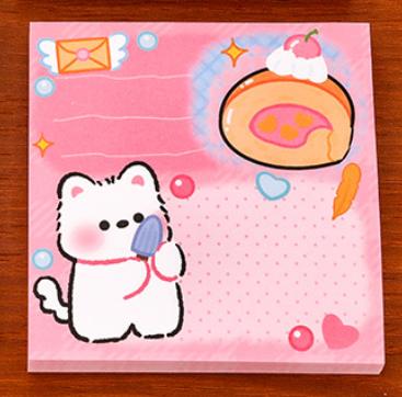 Cartoon Notepad Dog Memo Pad Self-adhesive Sticky Note Decal Scrapbooking DIY Diary Kawaii Stationery School Supplies
Cartoon Notepad Dog Memo Pad Self-adhesive Sticky Note Decal Scrapbooking DIY Diary Kawaii Stationery School Supplies
