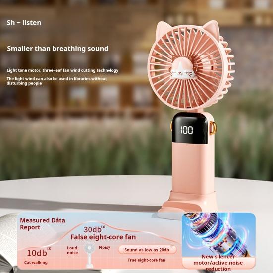 Yousheng Portable Handheld Fan with Digital Display Foldable Design 5 Speeds Adjustable Lightweight Compact Size Rechargeable Cooling Fan
Yousheng Portable Handheld Fan with Digital Display Foldable Design 5 Speeds Adjustable Lightweight Compact Size Rechargeable Cooling Fan