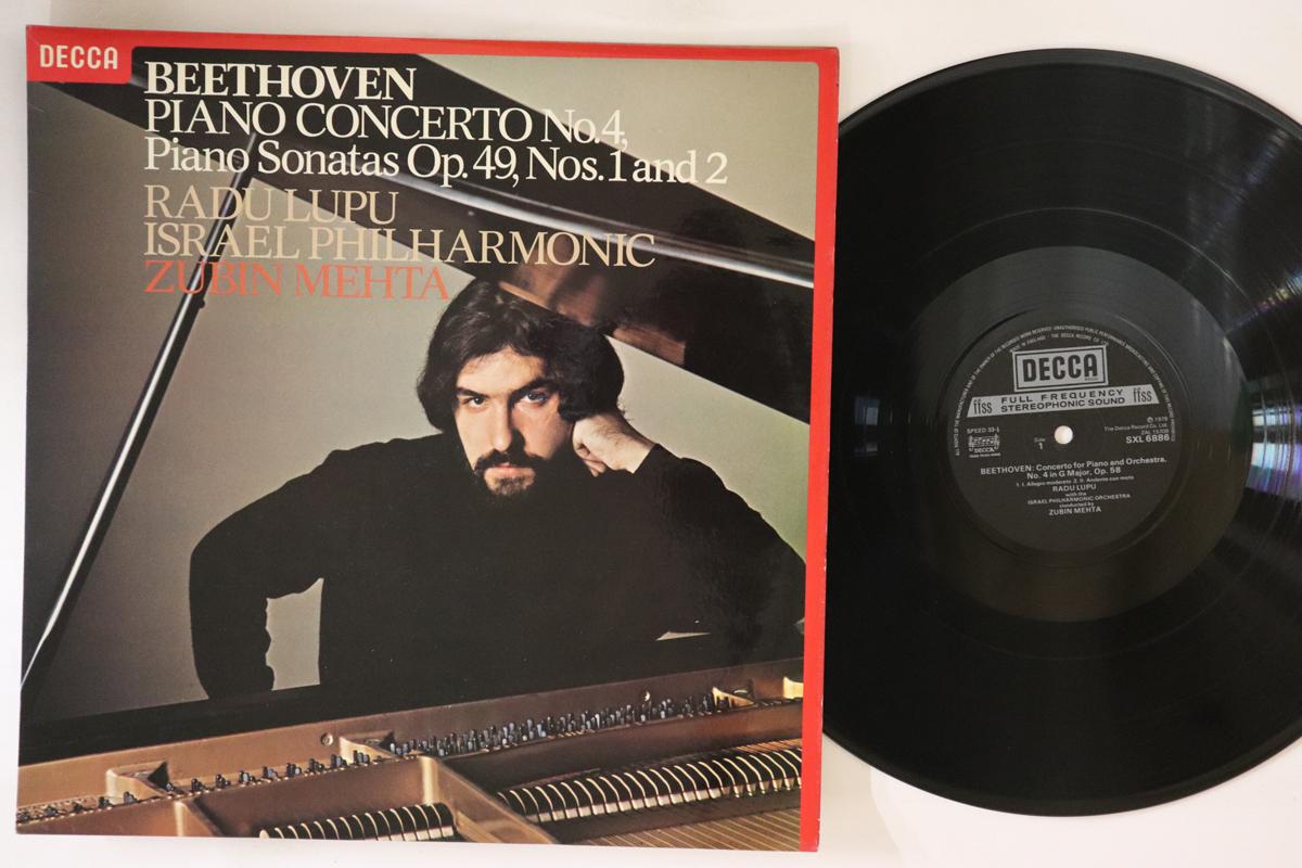 LP Record RADU LUPU, ISRAEL PHILHARMONIC ORCH - Beethoven Piano Concerto No. 4, Pia SXL6886 DECCA 1978 UK Classical Used
LP Record RADU LUPU, ISRAEL PHILHARMONIC ORCH - Beethoven Piano Concerto No. 4, Pia SXL6886 DECCA 1978 UK Classical Used