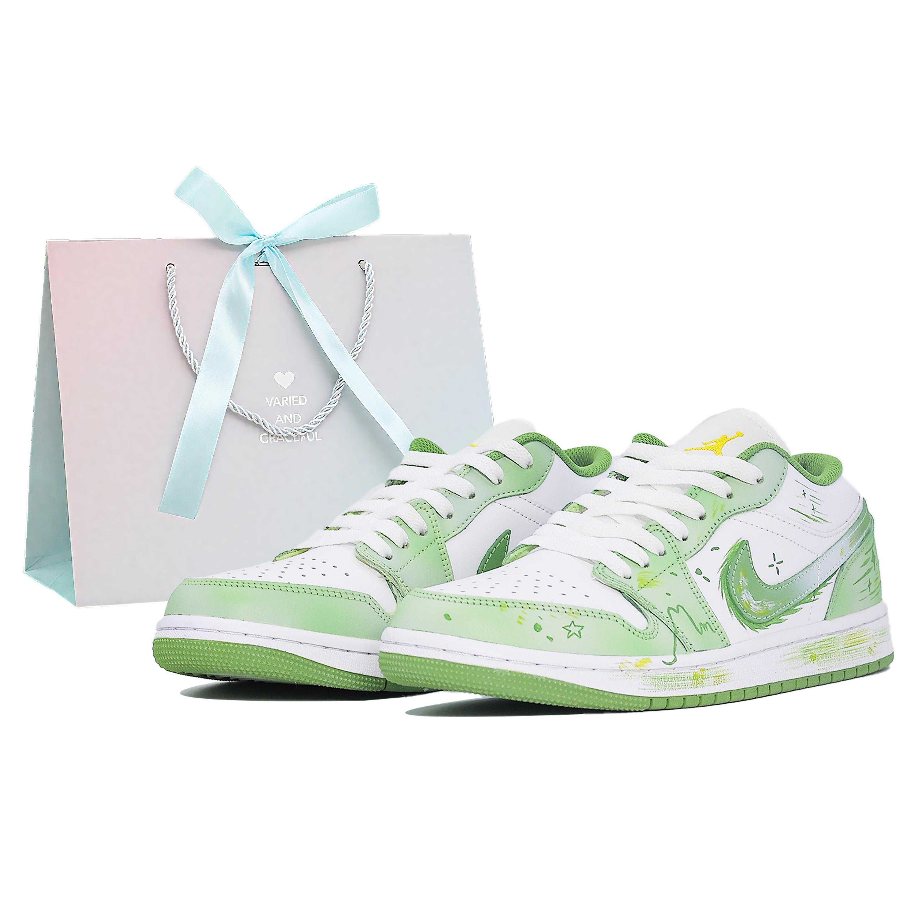Jordan Air Jordan 1 Cushioning, Wear Resistant Low top Vintage Basketball Shoes Unisex Green HF4823-100(Team1083-GBAG) 36.5
Jordan Air Jordan 1 Cushioning, Wear Resistant Low top Vintage Basketball Shoes Unisex Green HF4823-100(Team1083-GBAG) 36.5
