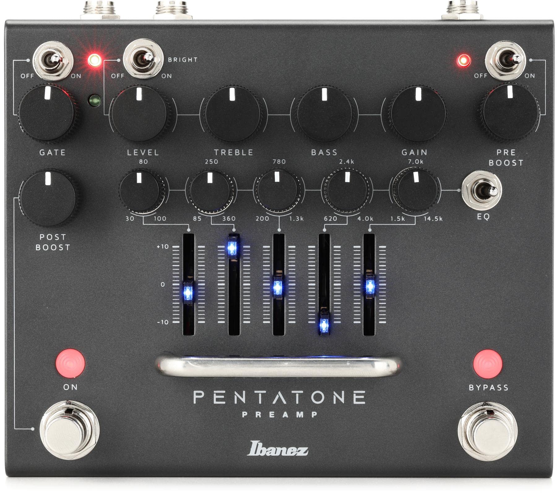 Ibanez PTPRE with Parametric EQ and Noise Gate PENTATONE PREAMP 5-Band
Ibanez PTPRE with Parametric EQ and Noise Gate PENTATONE PREAMP 5-Band