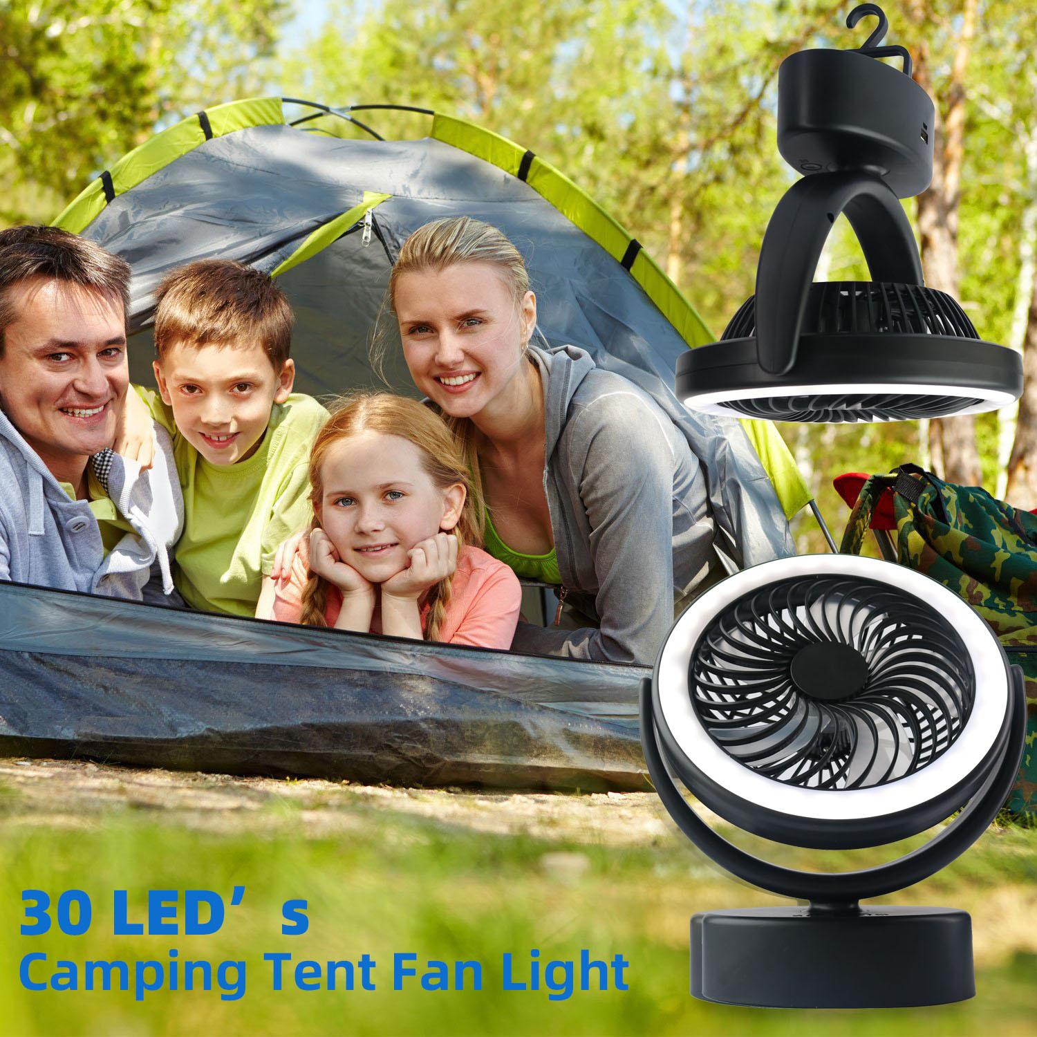 Outdoors Camping Light Rechargble Portable Tent Fan Lamp with Hanging Hook 30LED
Outdoors Camping Light Rechargble Portable Tent Fan Lamp with Hanging Hook 30LED