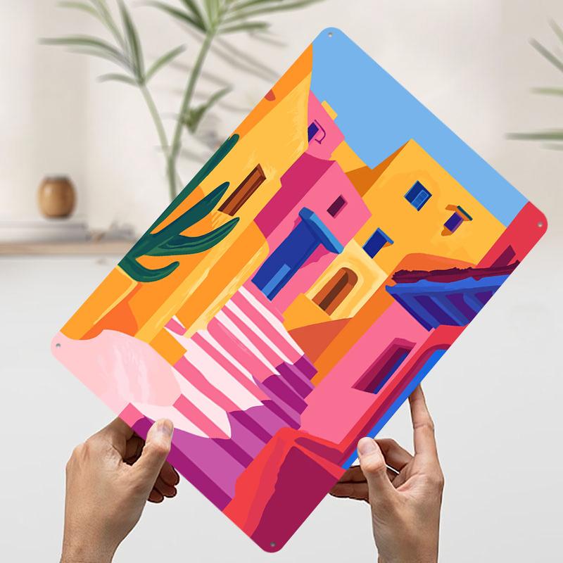 Calm Pastel Alleyway Minimalist Art Tin Plaque Poster Customized Wall Art Retro Vintage Metal Signs for Man Cave Home Decor Room 20x30cm(7.8x11.8inch)
Calm Pastel Alleyway Minimalist Art Tin Plaque Poster Customized Wall Art Retro Vintage Metal Signs for Man Cave Home Decor Room 20x30cm(7.8x11.8inch)