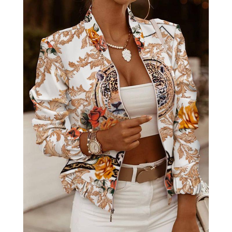 Fashion Plaid Pink Cardigan Short Chain Print White background yellow leaves L
Fashion Plaid Pink Cardigan Short Chain Print White background yellow leaves L