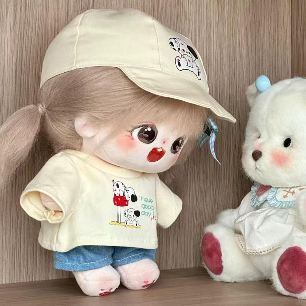 1 set T-shirt 20cm Cotton Doll Clothes Denim Shorts Plush Doll Clothes Doll Accessories 1 set
1 set T-shirt 20cm Cotton Doll Clothes Denim Shorts Plush Doll Clothes Doll Accessories 1 set