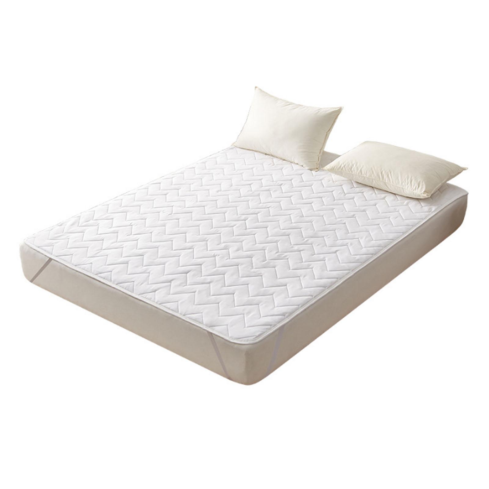 Mattress Pad Professional Slip Resistance Soft Comfortable Breathable Easy Care Single Quilted Bed білий
Mattress Pad Professional Slip Resistance Soft Comfortable Breathable Easy Care Single Quilted Bed білий