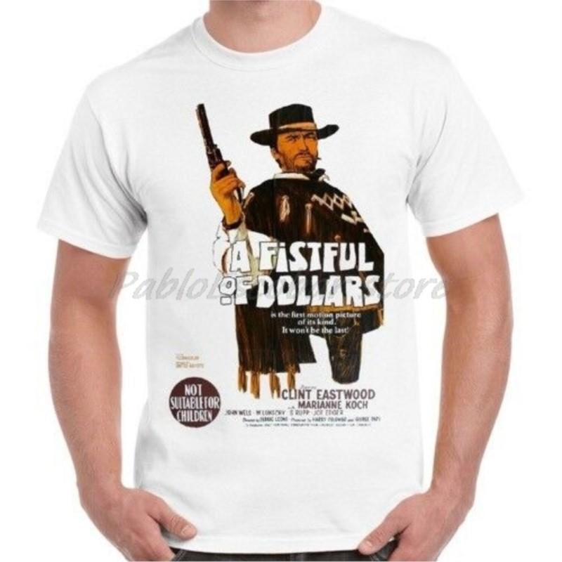 A Fistful Of Dollars Western Poster Movie Vintage Retro T Shirt men white tshirt summer teeshirt plus size 4XL 5XL 4XL
A Fistful Of Dollars Western Poster Movie Vintage Retro T Shirt men white tshirt summer teeshirt plus size 4XL 5XL 4XL