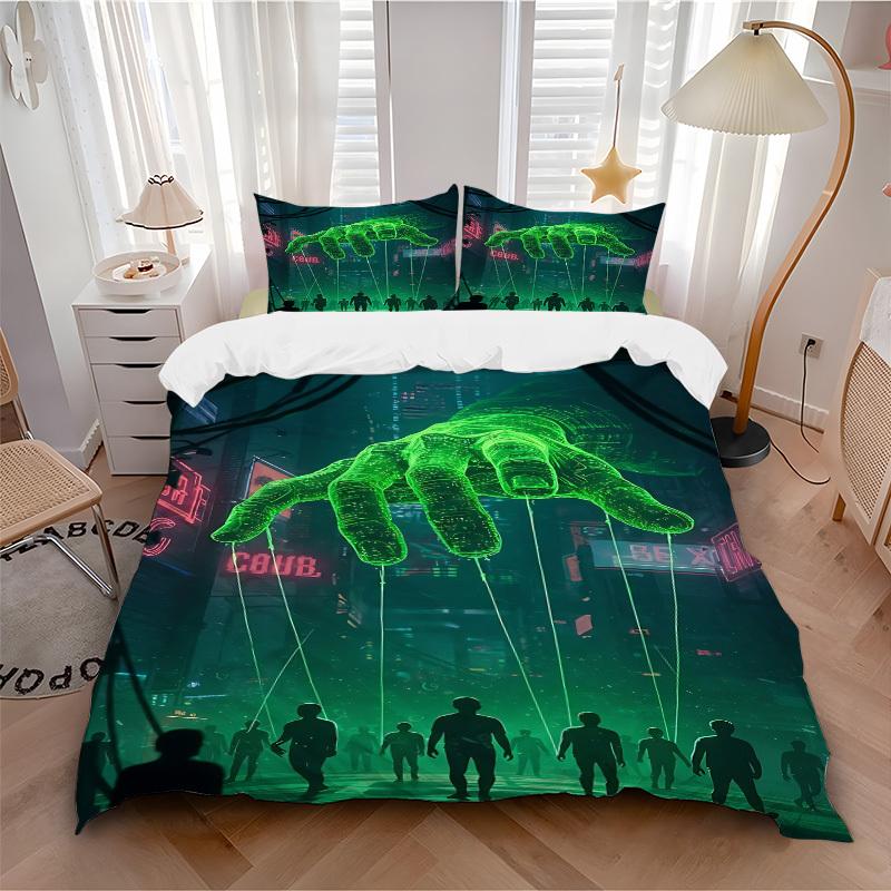 3pcs The Matrix Bedding Set, Soft Polyester Duvet Cover and Pillowcases Seasons all suitable, Design for Bedroom L1003037 135x200cm
3pcs The Matrix Bedding Set, Soft Polyester Duvet Cover and Pillowcases Seasons all suitable, Design for Bedroom L1003037 135x200cm