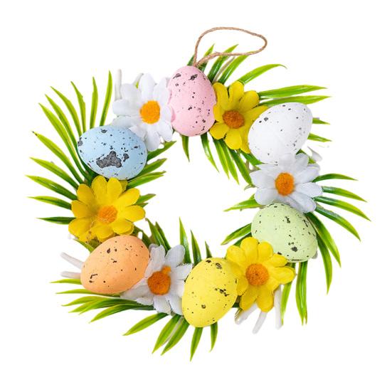 Yousheng Easter Egg Wreath Colorful Spring Door Decor with Faux Flowers Lightweight Foam Holiday Hanging Decoration for Home Party Front Porch
Yousheng Easter Egg Wreath Colorful Spring Door Decor with Faux Flowers Lightweight Foam Holiday Hanging Decoration for Home Party Front Porch
