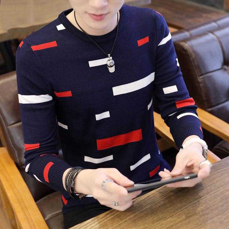 Мужской свитер осень-зима модный пуловер с круглым вырезом повседневный Slimfit мужские шерстяные вязаные свитера M
Мужской свитер осень-зима модный пуловер с круглым вырезом повседневный Slimfit мужские шерстяные вязаные свитера M