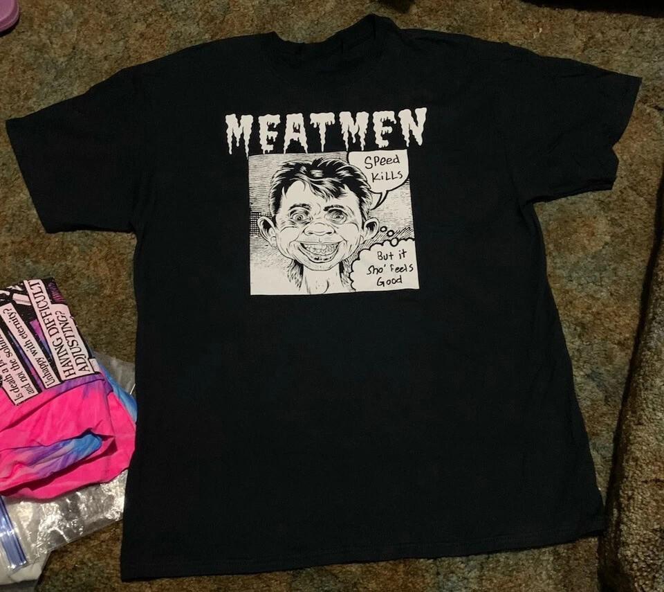 NEW Meatmen Speed Kills Shirt Punk Tesco Vee Sho Feels Good Unisex T-Shirt XXXXL
NEW Meatmen Speed Kills Shirt Punk Tesco Vee Sho Feels Good Unisex T-Shirt XXXXL