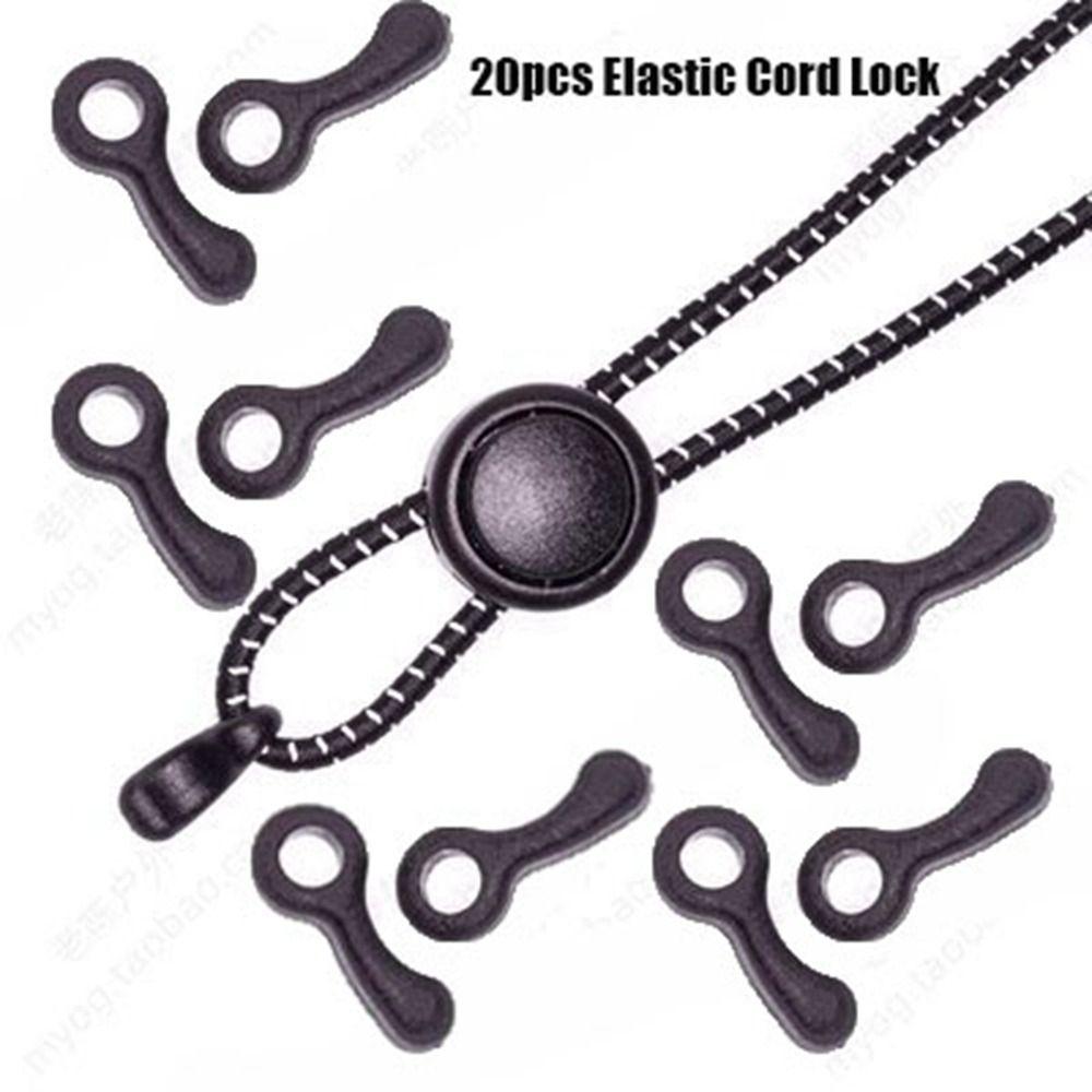 20pcs Single Holes Plastic Stopper Black Toggles Clip Puller Cord Lock Puller Outdoor Tool
20pcs Single Holes Plastic Stopper Black Toggles Clip Puller Cord Lock Puller Outdoor Tool