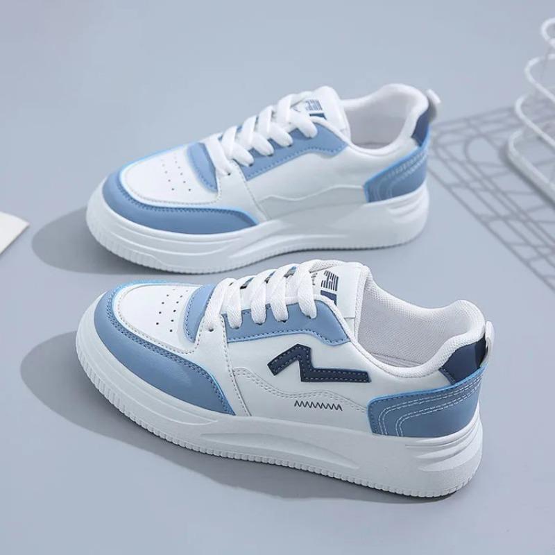 College style candy color board shoes women s new round head lace-up white shoes student contrasting sports shoes 35 синий
College style candy color board shoes women s new round head lace-up white shoes student contrasting sports shoes 35 синий